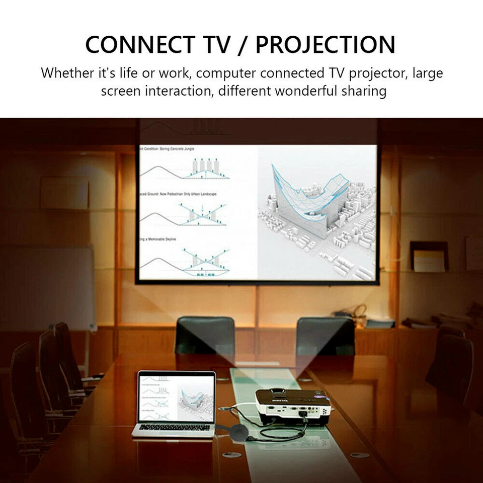 Wifi Wireless HDMI Mirror Screen Display Adapter Miracast Dongle For HD 1080P TV - Image 2 of 4