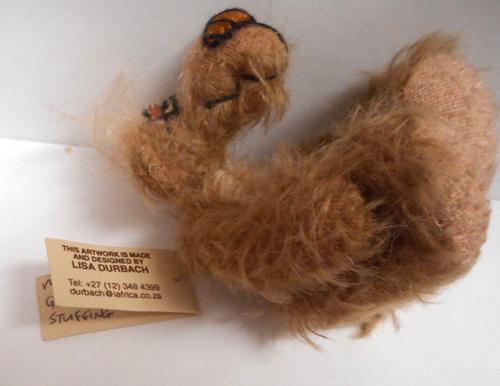OOAK Artist Bear by Lisa Durbach-South Africa Teddy Scruff DOBBLE 1/1 - Picture 6 of 7