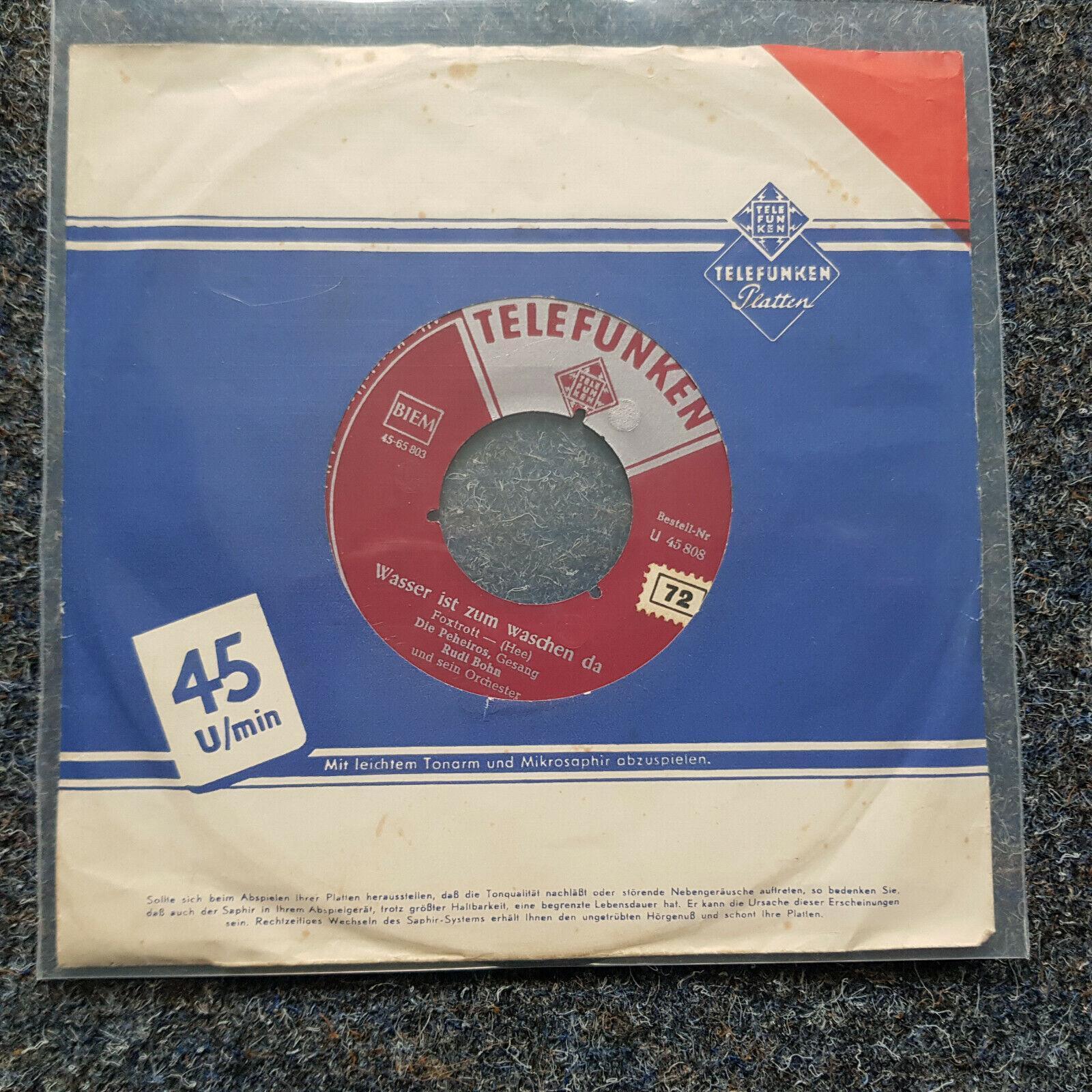7"" Single Vinyl Die Peheiros - Wasser ist zum Waschen da