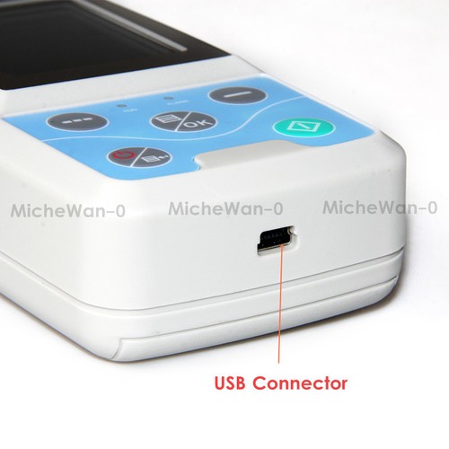 PM50 Patient Monitor Blood Oxygen Spo2 Pulse Rate NIBP Holter Ambulatory+PC SW - Picture 9 of 13