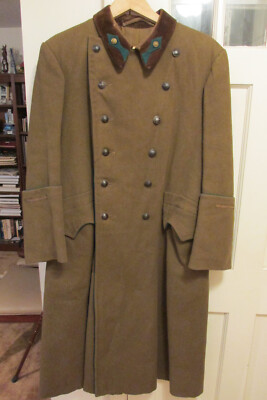 WW2 Hungarian military early axis infantry mans great coat #1