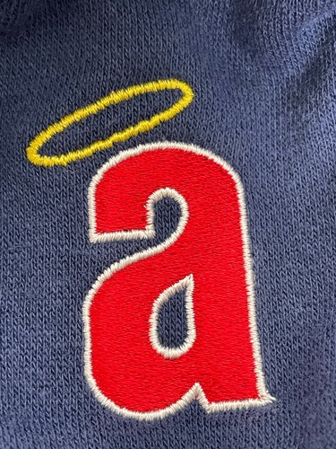 California Angels MLB Cooperstown Collection White Throwback Hoodie Men's LARGE - Picture 9 of 13