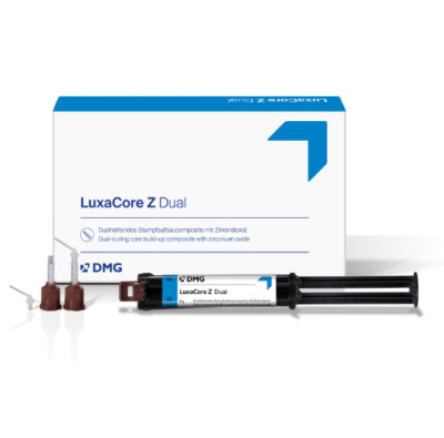 DMG LuxaCore Z Dual-curing Core Build-up composite with zirconium oxide A3 9g