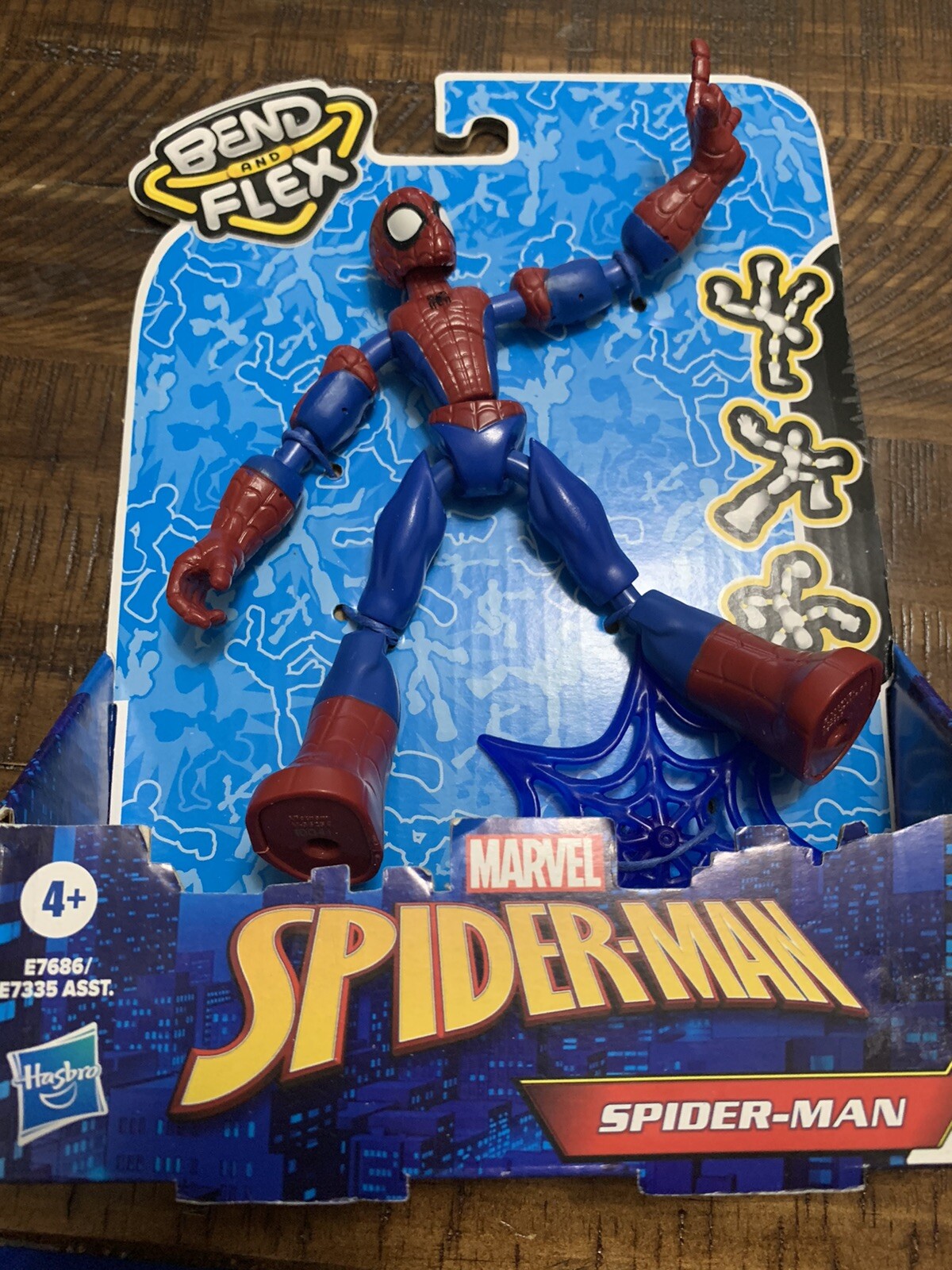Figurine Marvel Spider-Man Bend And Flex Missions – 15 Cm, Bras Et Jambes Flexibles, Lance-projectiles – Dès 4 Ans