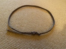 Women's Brown Skinny Woven Belt, Size M Gently Used
