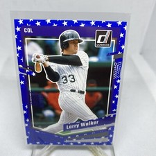 2023 Donruss Baseball Base Independence Day #180 Larry Walker - Colorado Rockies