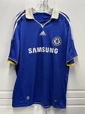 Adidas Chelsea 2008 Blue Soccer Jersey Shirt - Extra Large XL Samsung - READ