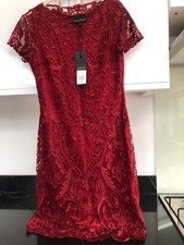 Phase Eight Lizzy Embroidered Dress, size 10, new with tag, shangria