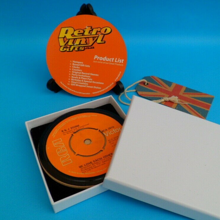 *NEW* Vinyl Record DRINKS COASTERS . Actual Singles . Music Themed Gift (LIST 1) - Picture 693 of 985