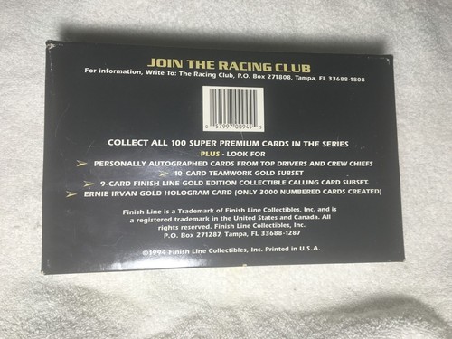 LOTTO CARTE COLLEZIONABILI NASCAR ORO LINEA FINISH 1994 - Foto 5 di 6