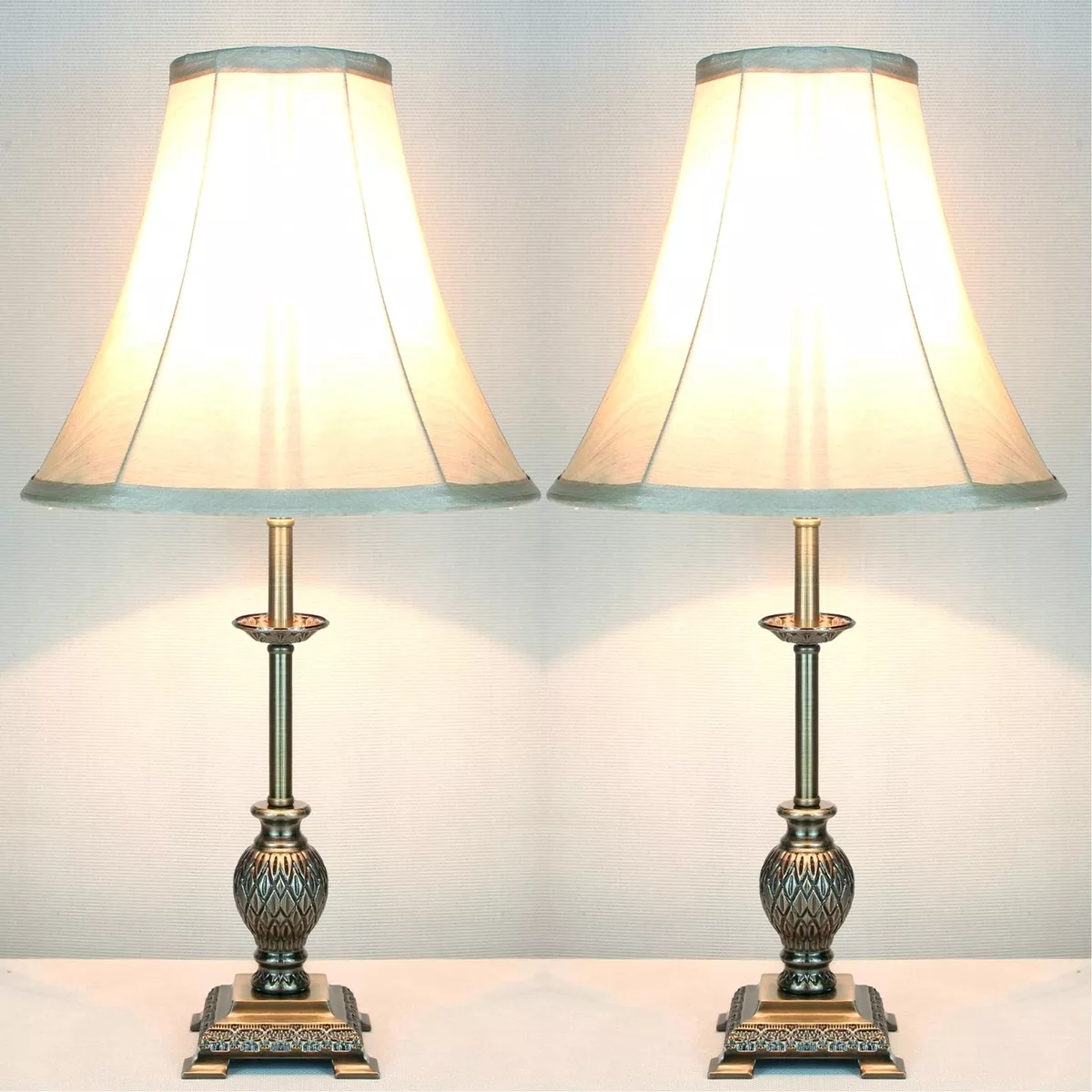 Antique bedside table lamps deals