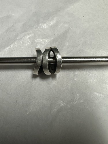 Trollbeads Sterling Silber Lächelnder Zylinder Charm / Bead LAA 925S, kräftig - Bild 2 von 3
