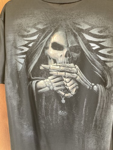 CAMISETA SPIRAL REAPER VINTAGE PARA HOMBRE. Talla XL. - Imagen 4 de 4