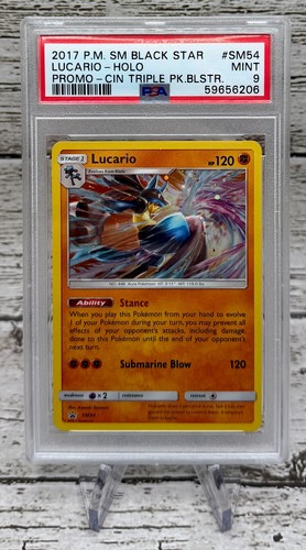 Lucario graded PSA 9 for sale on eBay