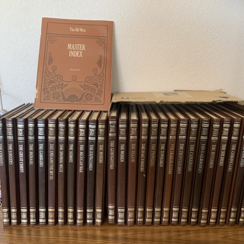Vintage Time Life THE OLD WEST Complete Series Set 26 Vol With master index !