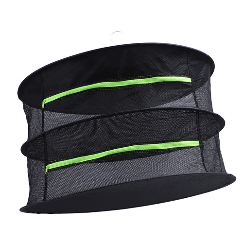 (2 Layers) Drying Rack With Zipper Opening Multi Layer Multipurpose Hanging JY - Imagen 4 de 22
