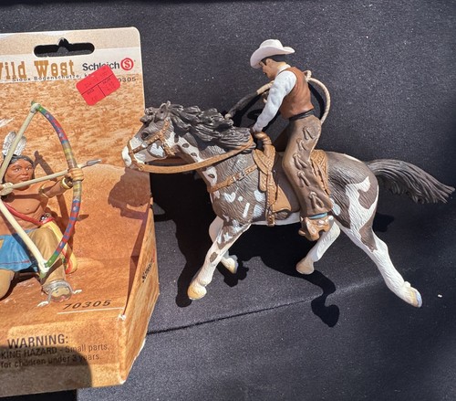 Schleich Wild West Sioux Archer on Horse & More! All New! NWOB! NIB - Picture 4 of 10