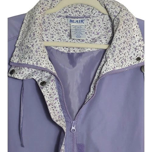 Ветровка фиолетовая Blair XL с капюшоном для безбилетников - Изображение 2 из 4