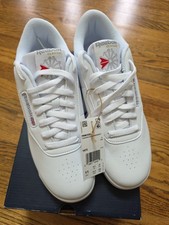 Zapato de Entrenamiento Reebok Princess Mujer Blanco EE. UU. Talla 11 Reino Unido Talla 8.5 Nuevo En Caja