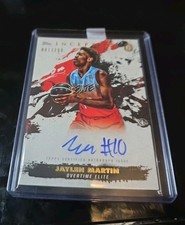 BOOKEND TOPPS INCEPTION OVERTIME OTE AUTO CARD OF JAYLEN MARTIN /200 Kings
