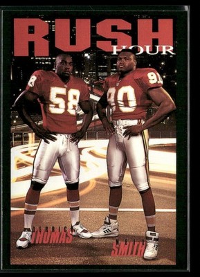 1993 SkyBox Premium Costacos Brothers Derrick Thomas/Neil Smith Kansas City