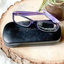 Ralph Lauren 6018 5133 Purple Eyeglasses Rectangle Frames 52 16 130 Vintage Case