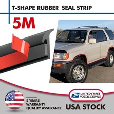5m Car Door Edge Trim Molding Black Seal Strip Scratch Protector Guard Decor