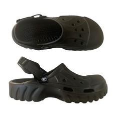 Crocs Offroad Sport Clog Unisex Black Mens 9 Womens 11 Adjustable Strap Rugged