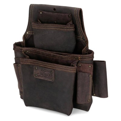 Pro 3 Pouch Oil-Tanned Leather Fastener Bag-sr3
