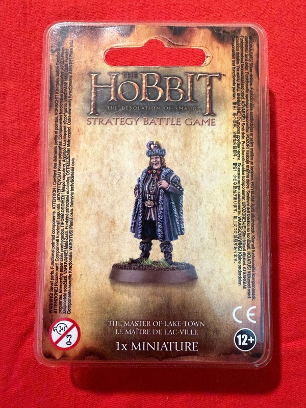 The Hobbit Strategy Battle Game Master of Lake-Town in blister Lord of the Rings