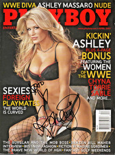 Ashley Massaro Playboy Complete Magazine Autographed Signed W/ Hologram COA NM