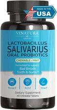 Lactobacillus Salivarius Oral Probiotics - Mouth Bad Breath Treatment for Adults