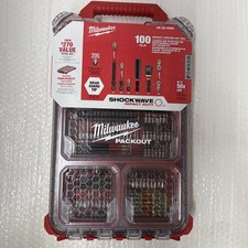 Milwaukee Shockwave Impact Duty Driver Bit Set 48-32-4082.In Pack out Organizer