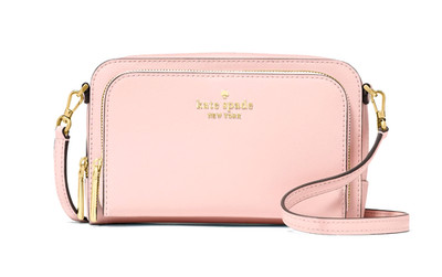New Kate Spade Staci Dual Zip Around Crossbody Saffiano Leather