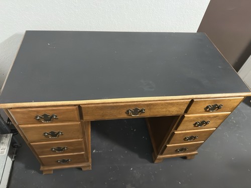 Early American Maple/Birch Student Writing Desk Vintage Ethan Allen 71863 1250 - Picture 2 of 5
