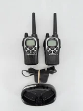 Midland GXT1000 Two-Way Radios - Set of 2 with Charger 18CVP8-REV B (Read Desc)