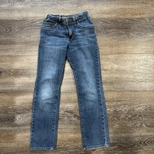 Lee Jeans Boys Size 5S extreme comfort straight leg denim adjustable waist