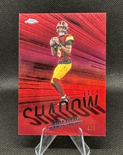 🔥2025 Topps Chrome Football Jayden Daniels Red Shadow Etch  /5 Case Hit SSP 🔥