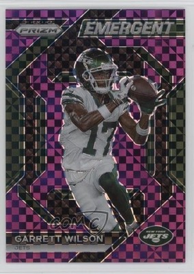 2023 Panini Prizm Emergent Purple Power Prizm 2/49 Garrett Wilson #H-20 3h1