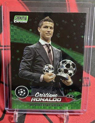 2023-24 Topps Stadium Club Chrome Green X-Fractor Cristiano Ronaldo /99