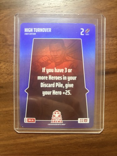 High Turnover Bo Jackson Battle Arena Alpha Update Bonus Play Card Foil #BPL-24