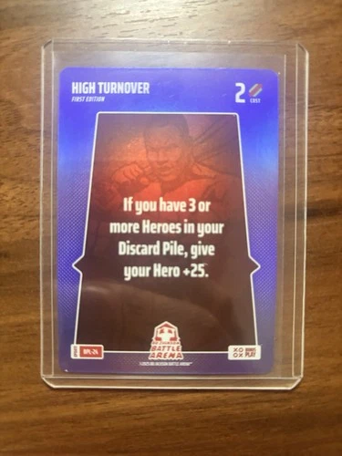 High Turnover Bo Jackson Battle Arena Alpha Update Bonus Play Card Foil #BPL-24