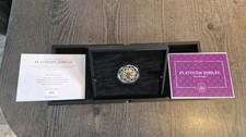5 Oz Silver Proof Platinum Jubilee Jersey £50 Ltd Edition 276 Of 285 Boxed COA