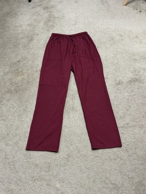 Denice Unisex Scrub Bottoms Maroon          C118