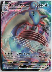 Lapras VMAX 050/202 Sword & Shield Base Set Ultra Rare Holo