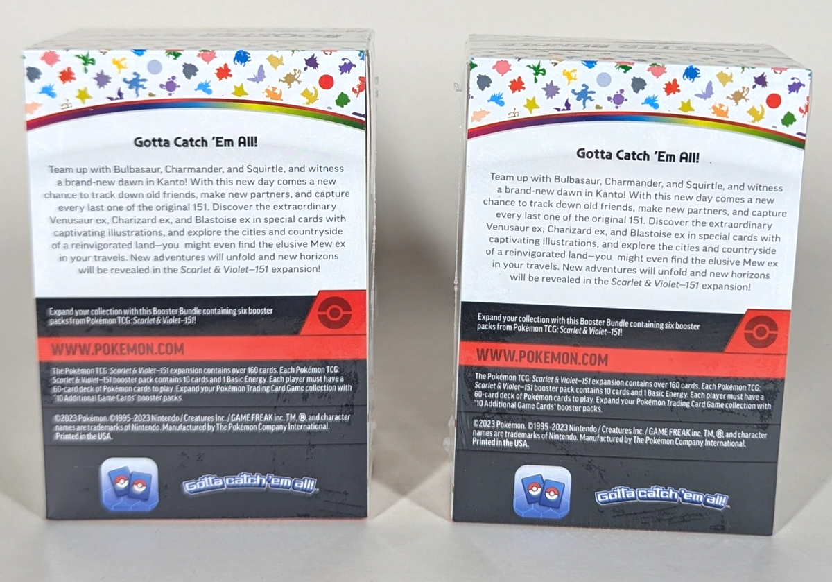 Pokemon TCG Lot of 2x Scarlet & Violet 151 Booster Bundles | Sealed | SV3.5 Pokemon TCG Lot of 2x Scarlet & Violet 151 Booster Bundles | Sealed | SV3.5