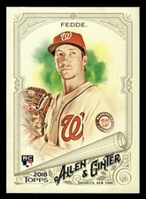 2018 Topps Allen & Ginter #323 Erick Fedde Rookie Card Washington Nationals. rookie card picture