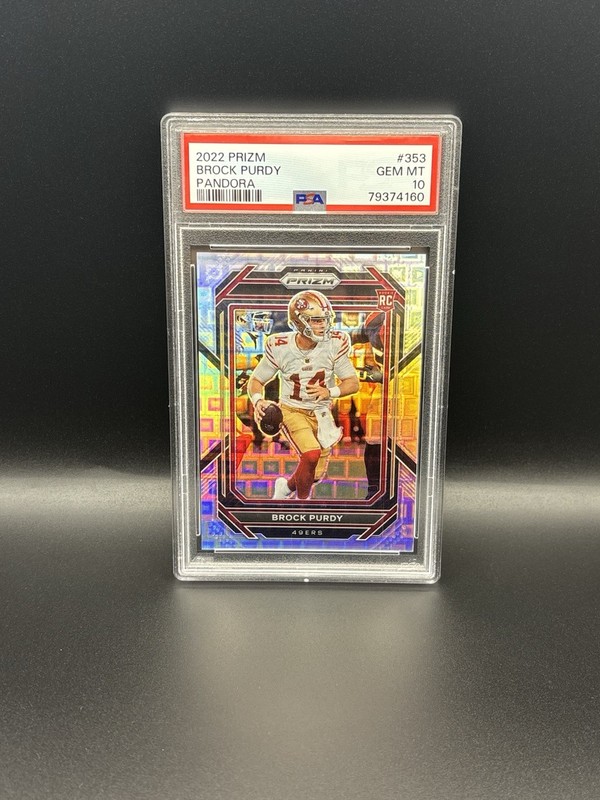2022 Panini Prizm BROCK PURDY 49ers #353 Rookie RC Pandora /400 PSA 10