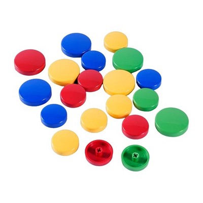 28mm 22mm QRD Hotswap Arcade Stick Button Caps for Maestro S3, Colorful
