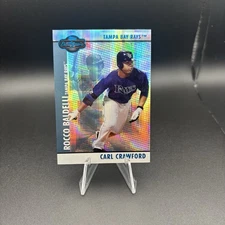 2008 Topps Co-Signers #17 Carl Crawford Tampa Bay Rays /50 Blue Laser SSP